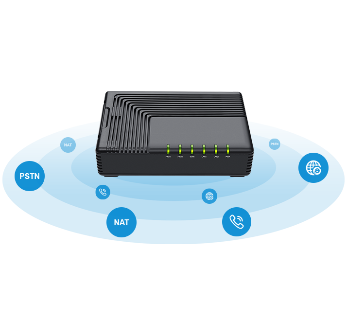 VoIP adapter FTA5111 comes with 2 FXO ports VoIP adapter FTA5111 comes with 2 FXO ports