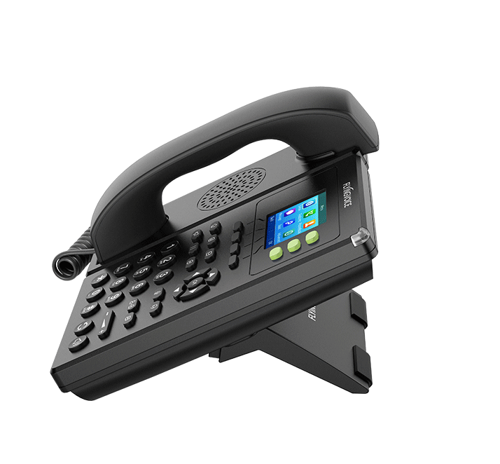 The stand of FIP11C IP phone supports 30, 45 and 60 degree The stand of FIP11C IP phone supports 30, 45 and 60 degree