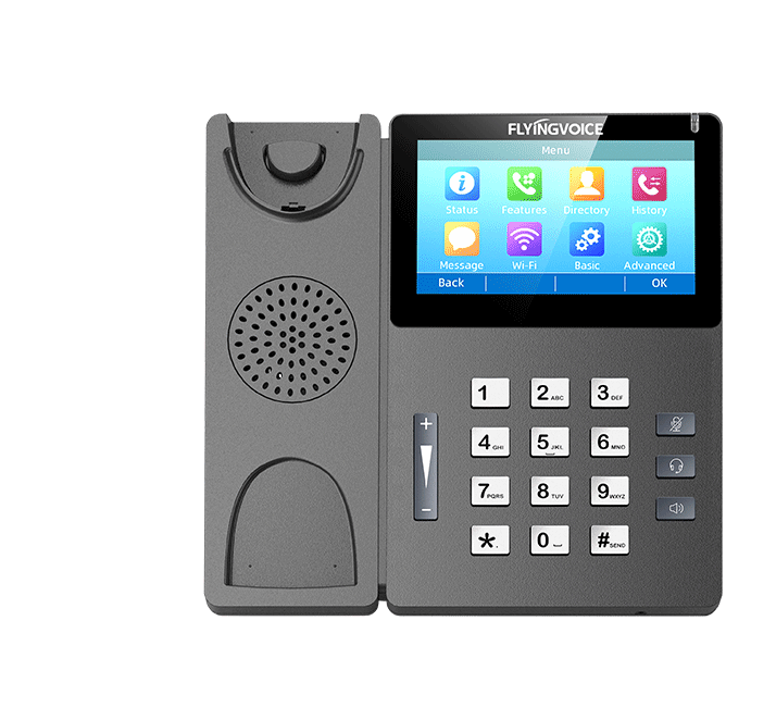 FIP15G touch screen IP phone comes with ergonomic design FIP15G touch screen IP phone comes with ergonomic design