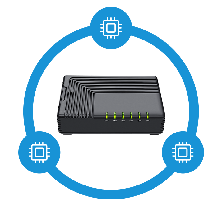 FXS VoIP адаптер FTA5102E2 працює стабільно