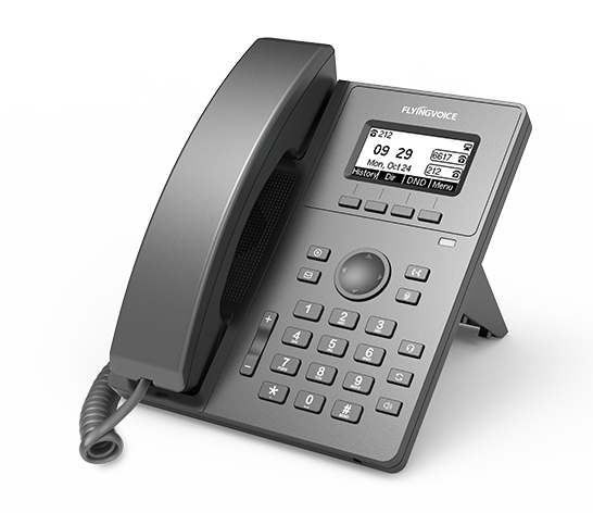  right view of elite touch screen IP Phone P10LTE